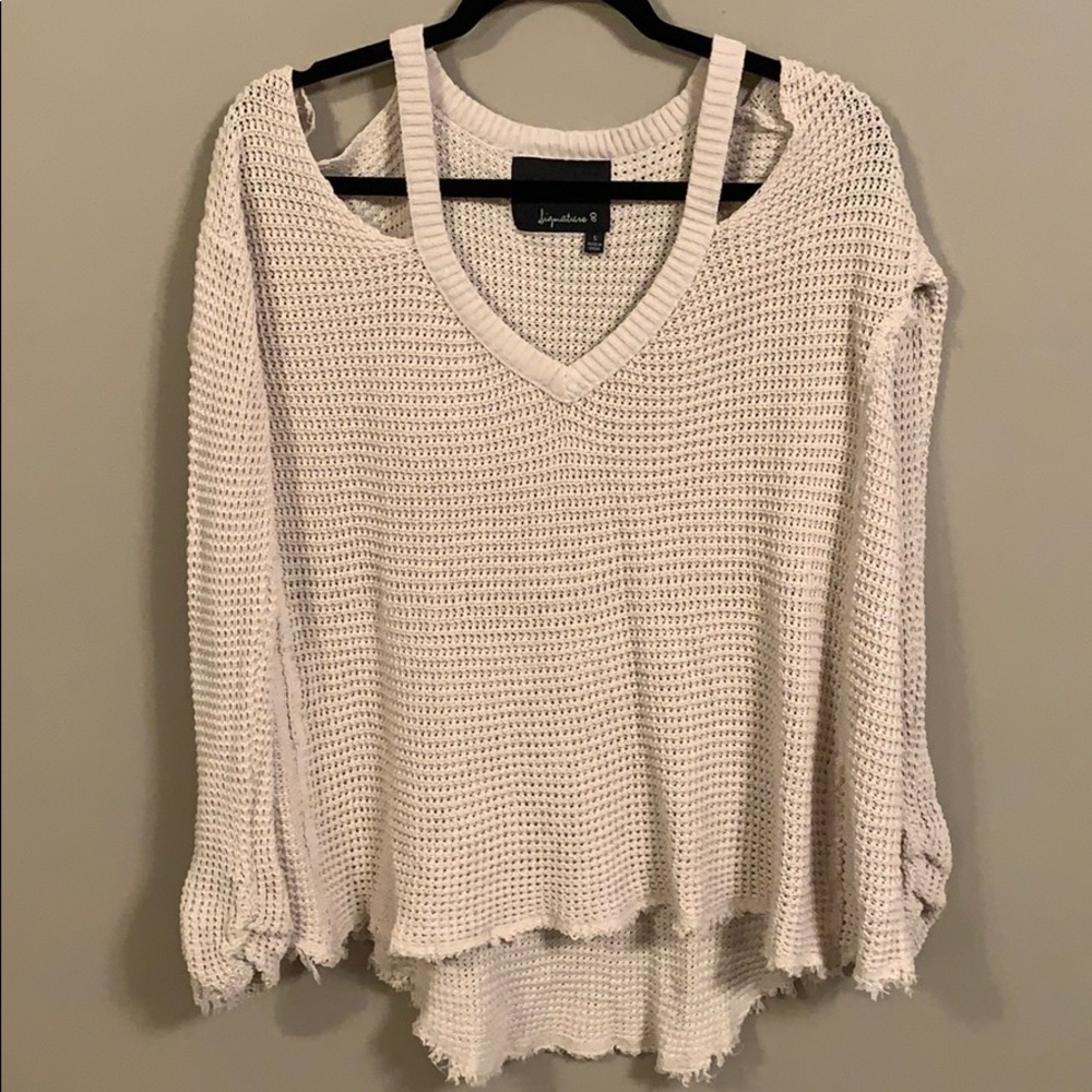Distressed Cream Thermal